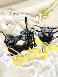Black+Navy Blue+Light Yellow
