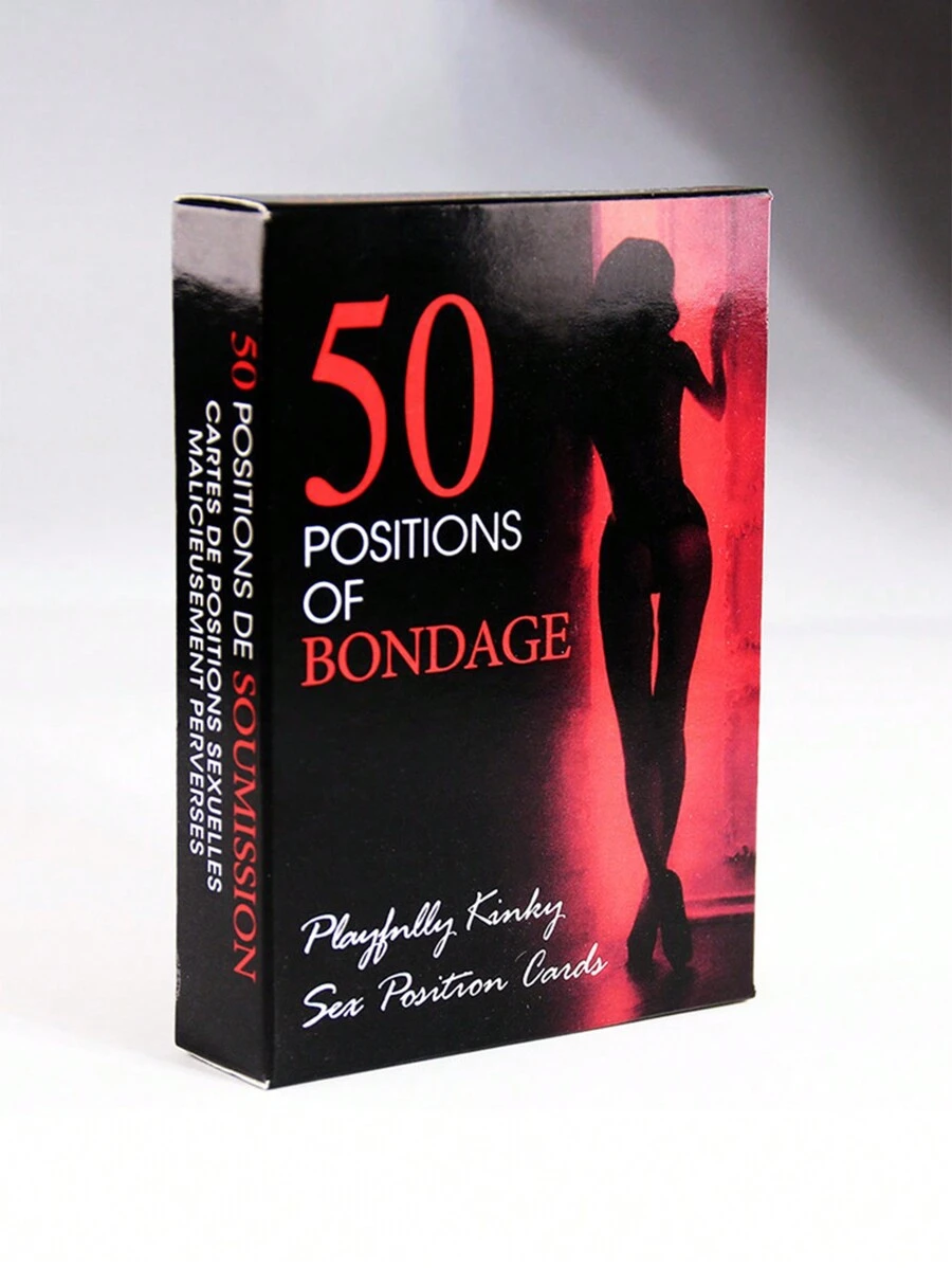 1 pieza Juego de cartas de poses sexuales para adultos en pareja, productos SM, juguetes sexuales, juguetes de coqueteo y comandos de dormitorio, incluye ilustraciones, regalos traviesos para Halloween/Navidad/Día de San Valentín, entretenimiento para fiestas, perfecto para una cita perfecta - 54 cartas