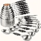 black 8 piece set