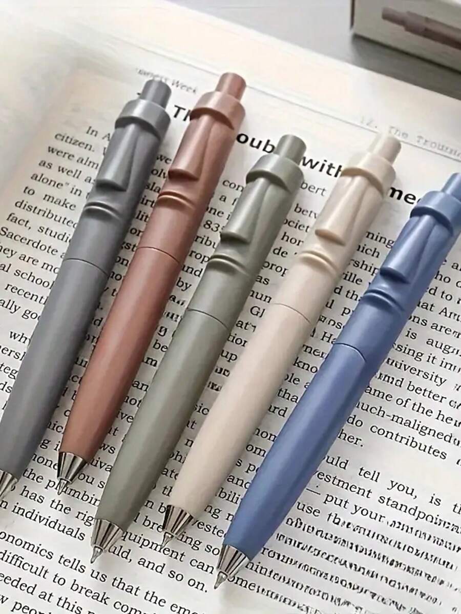 1pc Retro Sculpture Ballpoint Pen, Creative Personalized Compact Pen For Students And Office Use