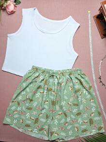 Conjunto Borboleta Verde Branco 08 G1
