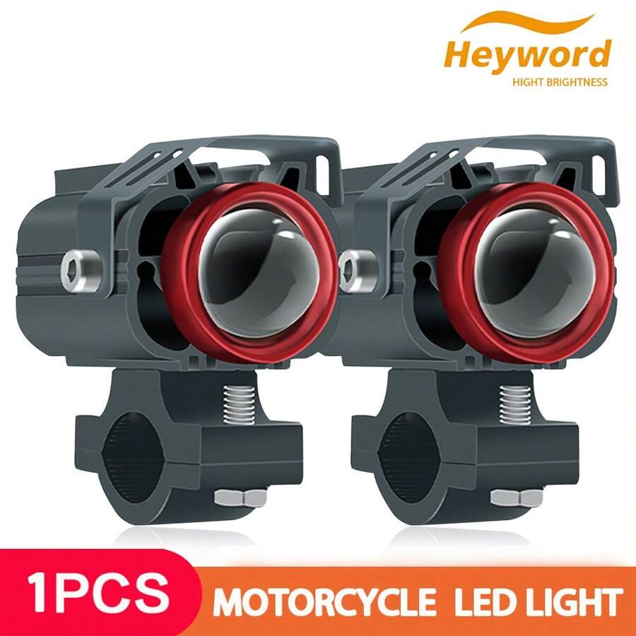 Heyword 1pc Waterproof LED Yellow & White Outdoor Spotlight