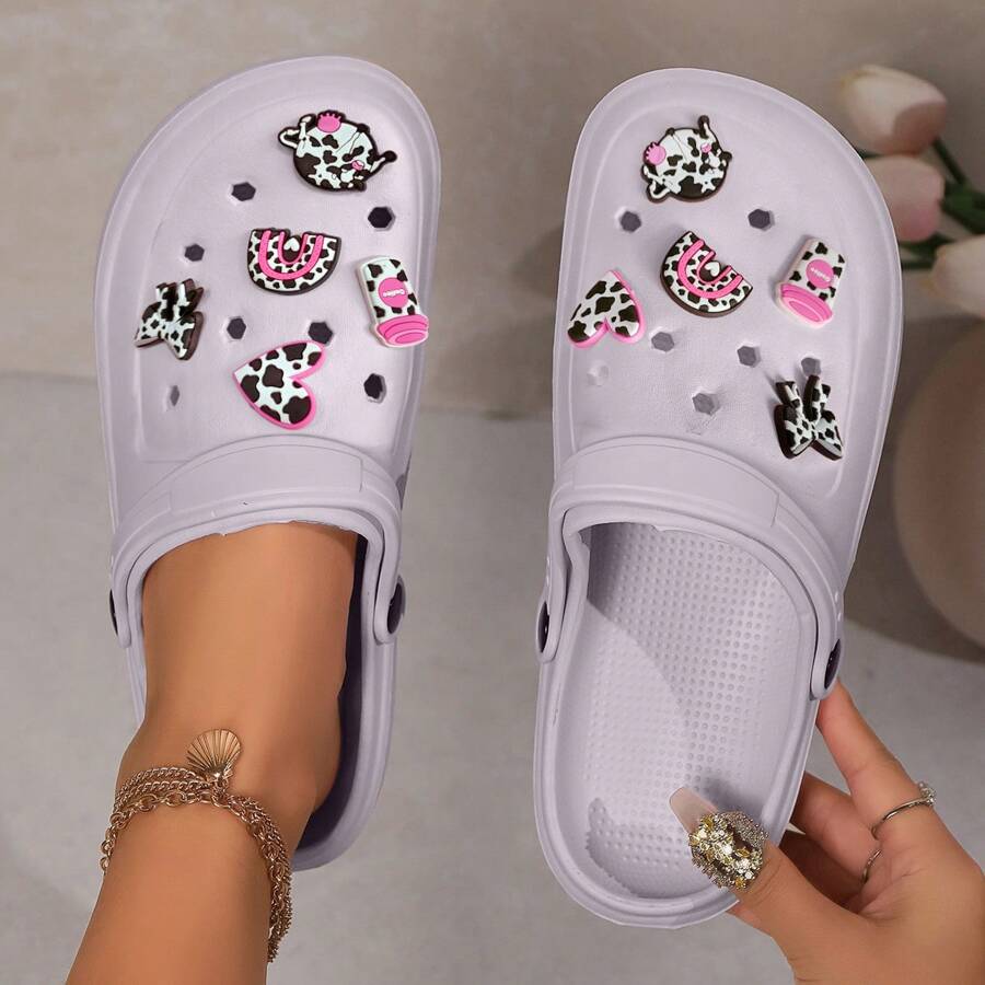 Sapatos, Sandálias, Chinelos, Vestuário de Verão Feminino para Uso Externo, Antiderrapante para Uso Interno em Casa, Sandálias de Chuveiro Eva para Banheiro Doméstico, Chinelos Femininos Macios, Confortáveis, Resistentes ao Desgaste, Acessórios DIY Manuais