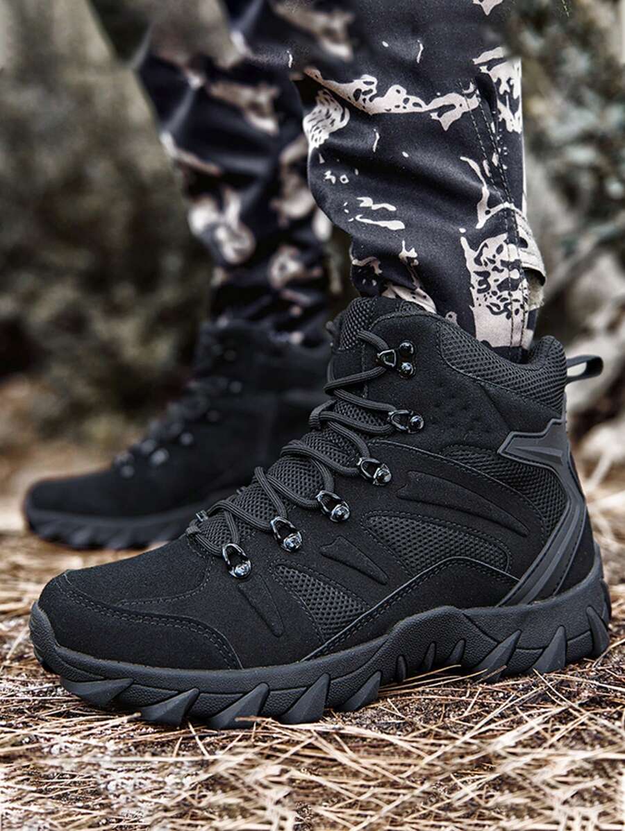 Men's Outdoor Sport Hiking Boots, Training Tactical Boots, Riding Boots