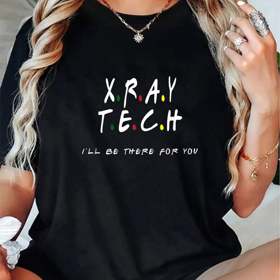 Radiology Rad Xray Tech Gift Radiologist Medical Imaging T-Shirt Cotton Shirt