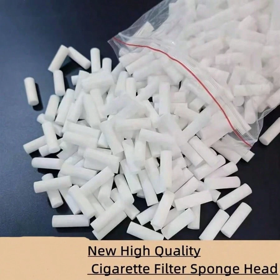 200 pièces Filtre de buse de soufflage d'éponge de cigarette fait main - Accessoires de smoking, accessoires de cigarette parfaits !
