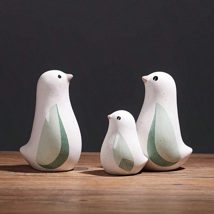 Cute Bird Wax Candle Silicone Molds,Penguin Cement Clay Art Mold DIY Animal Resin Casting Aromatherapy Craft Home Decor, Decorative Plaster Supplies