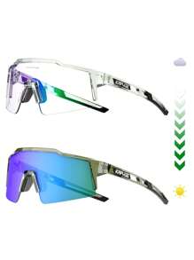63 Lente Verde Con Cornice Fotocromatica