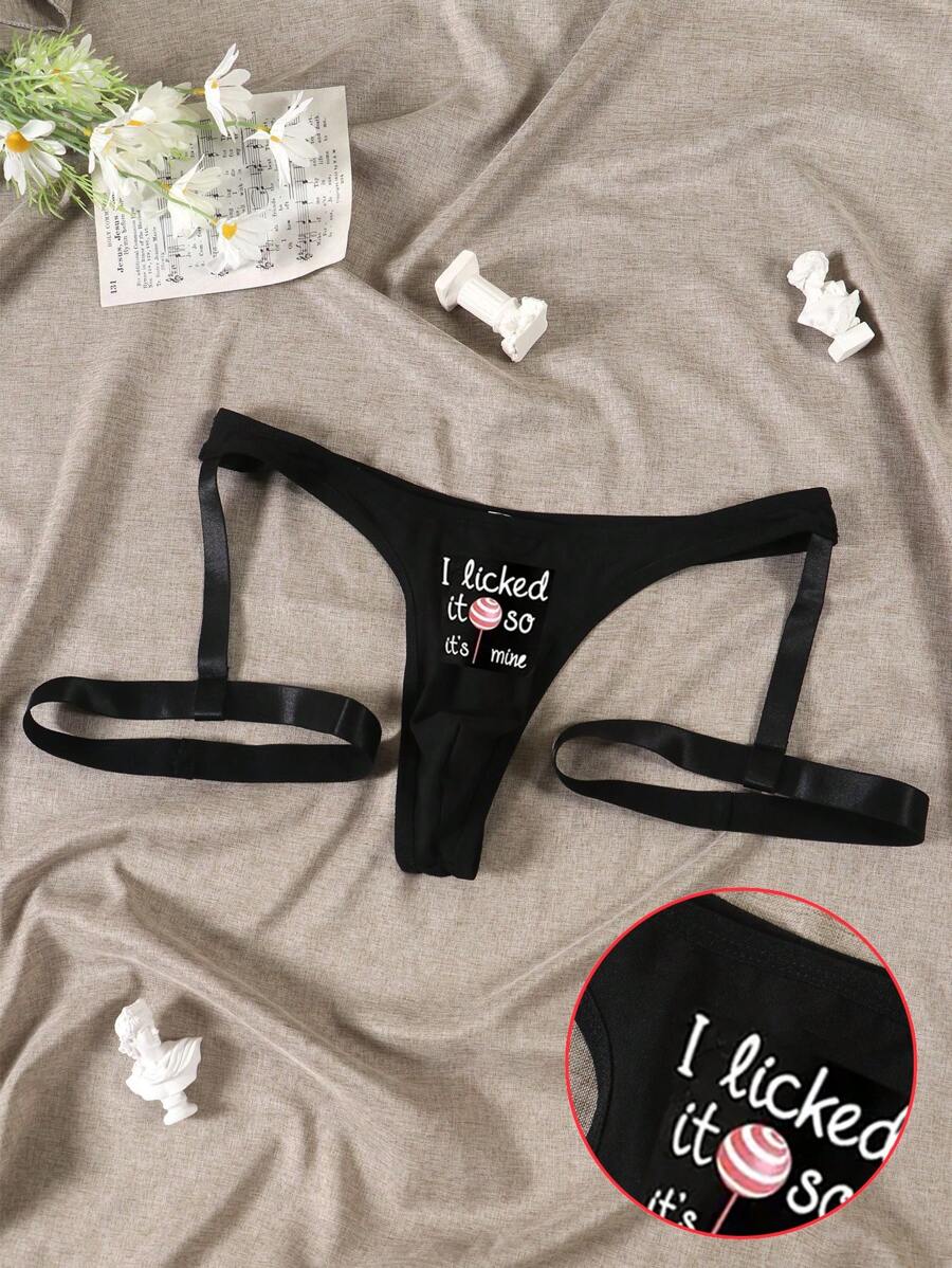 Tanga sexy de una sola pieza para hombres, de talle bajo, con estampado con patrón de "Piruleta" que resalta la figura, de comodidad sin costuras y atractivo