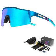 06 Montatura blu / 4 lenti blu