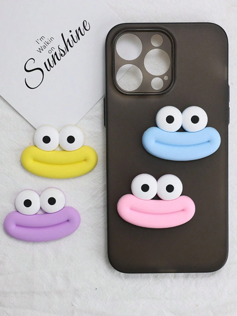 1/3pcs Cartoon Sausage With Mouth And Eyes,Soft Rubber Patch Accessories, Toy, Decorate Various Items ,Not Only Decoration For Hair Clip, Phone Case And Shoe,School Supplies,Back To School