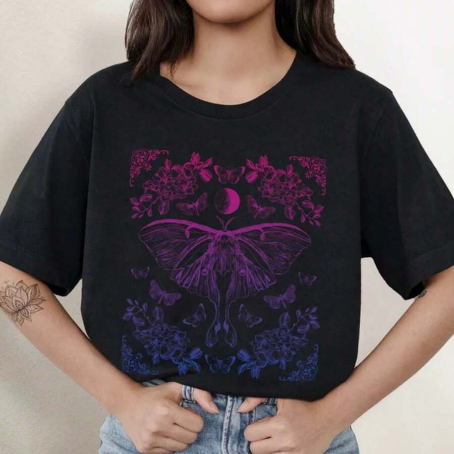 Subtle Bi Pride Shirt Discreet Pride Subtle Pride Subtle LGBTQ Pride Merch Unlabeled Pride Cottagecore Pride Bi Pride Shirt Subtle Bisexual