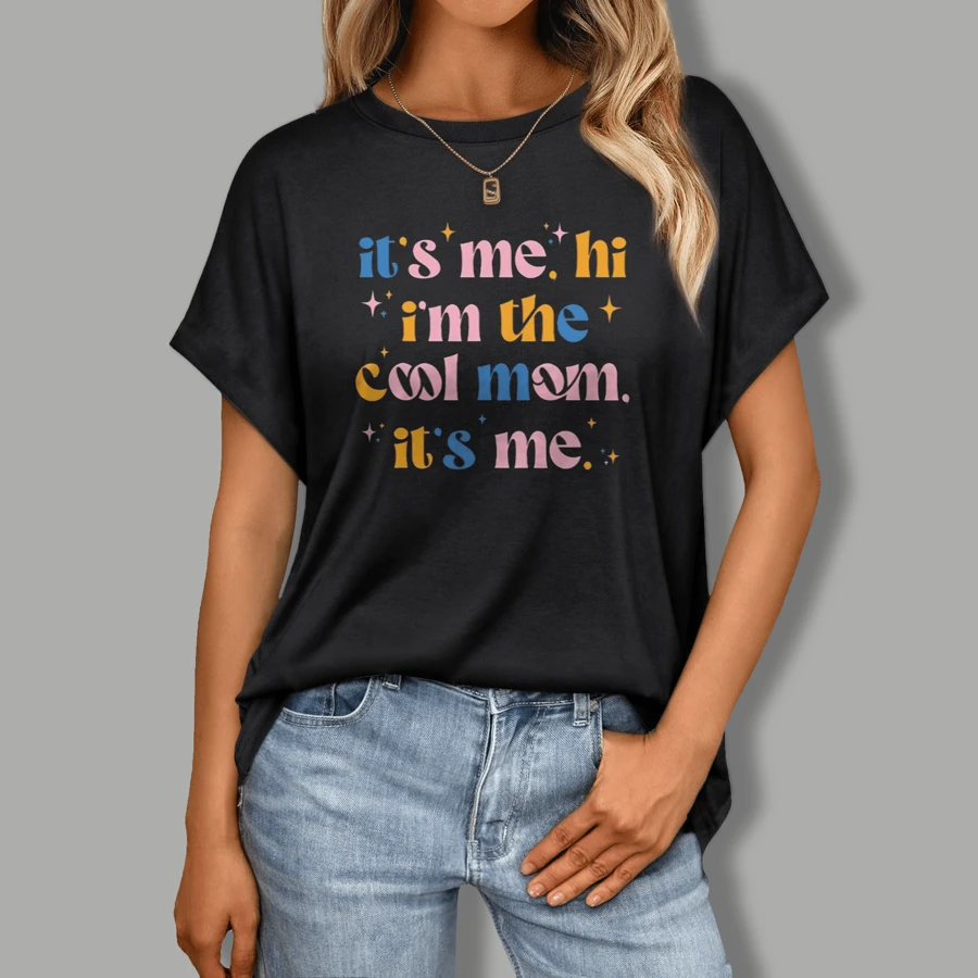 Women's T-Shirts Printed With Mother's Day Print Graphic Tee Patterns 100% Cotton Casual Short-Sleeved Casual -067
