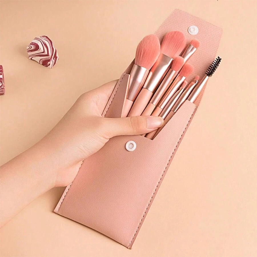 Today's Special Offer, Best Seller, 8pcs Makeup Brush Set, Includes Eyeshadow, Powder, Portable Makeup Brush Kit, Makeup Tool Set, Suitable For Ladies And Girls, Convenient For Travel And Business Trip