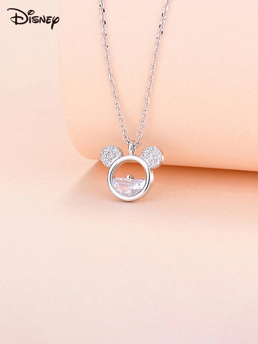 1 Piece Necklace, Cute And Fashionable, Zirconia Pendant Clavicle Chain, Women Girls Daily Wear Jewelry Fashion, Autumn Fashion, Casual, Retro, Old Style, Simple, Simple Custom, Personalized, Unique Ideal Gift For Girlfriend, Mother, Family, Friends, Daughter, Her, Grandparents, Suitable For Anniversary, Birthday, Daily Wear, Prom, Mother's Day, Valentine's Day, Graduation Ceremony, Wedding, Valentine's Day Gift