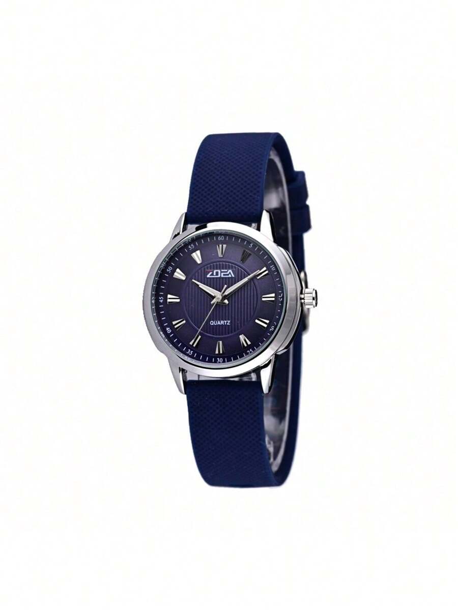 ZOEA EZ8083Reloj de cuarzo impermeable para mujer 30M correa de silicona