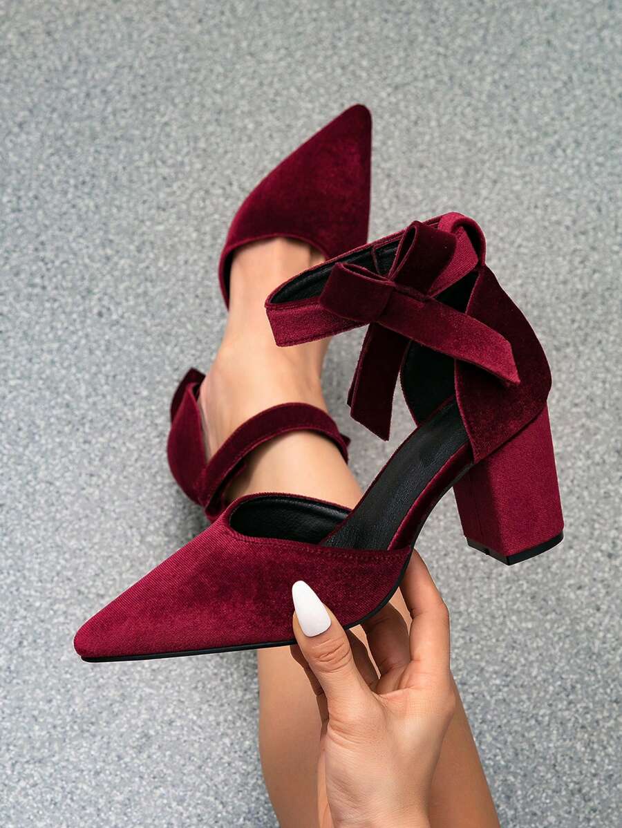 Zapatos de tacón alto para mujeres, punta cerrada, tacón grueso, sandalias con tira, tacones altos, versátiles para bodas y moda