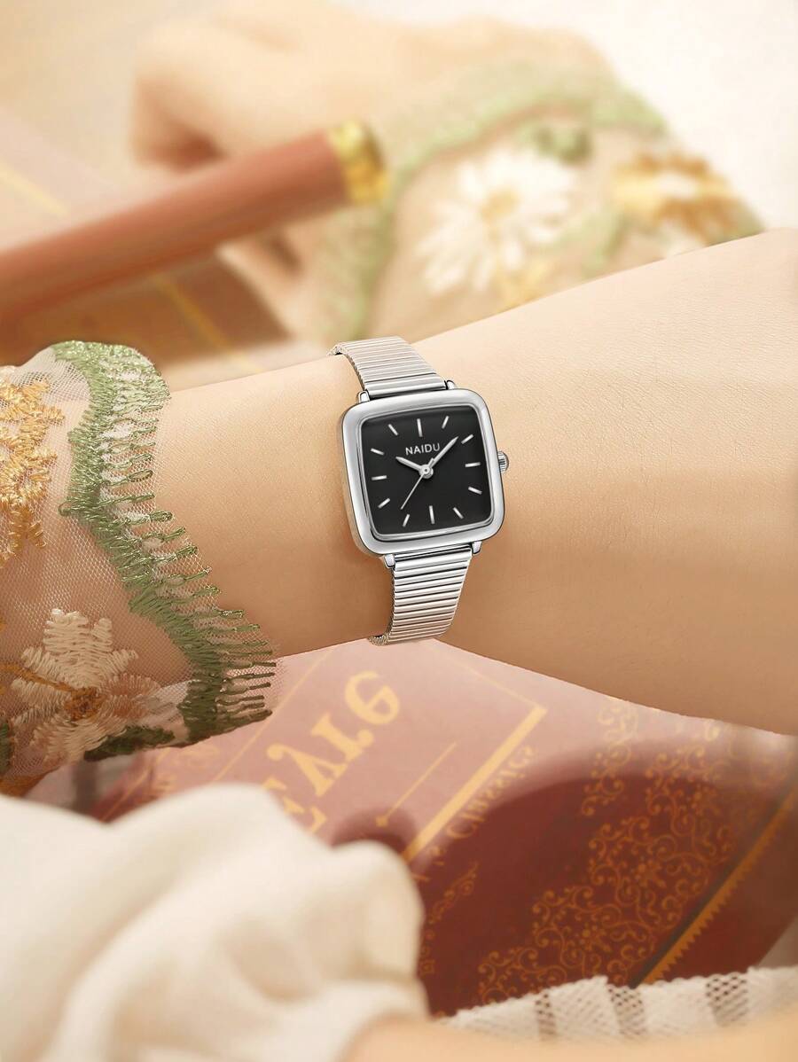 1pc Women's Retro Elegant Quartz Wrist Watch, Suitable For Daily Wear Or As A Gift