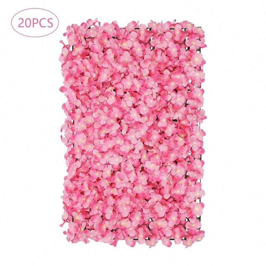 Futchoy Futchoy 20x Fleur Artificielle Mur Rose Mur DIY Mariage Rue Toile de fond Décor Floral
