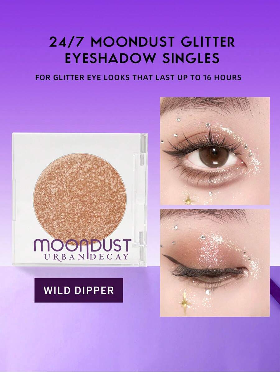 Urban Decay Sombra de ojos Moondust 1.8g - Maquillaje de ojos brillante de larga duración y resaltador - Duración de hasta 16 horas