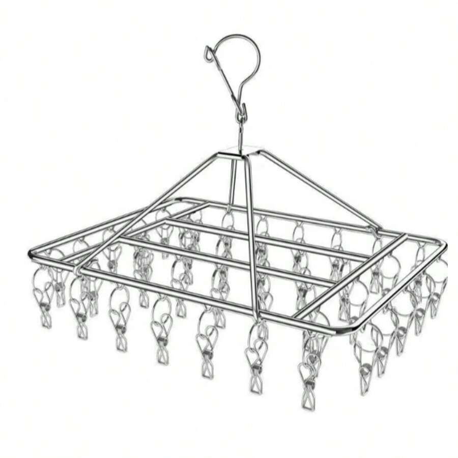 Varal 40 Prendedores Para Roupa Intima Para Calcinha Meia Cueca Reforçado inox 20 Prendedores