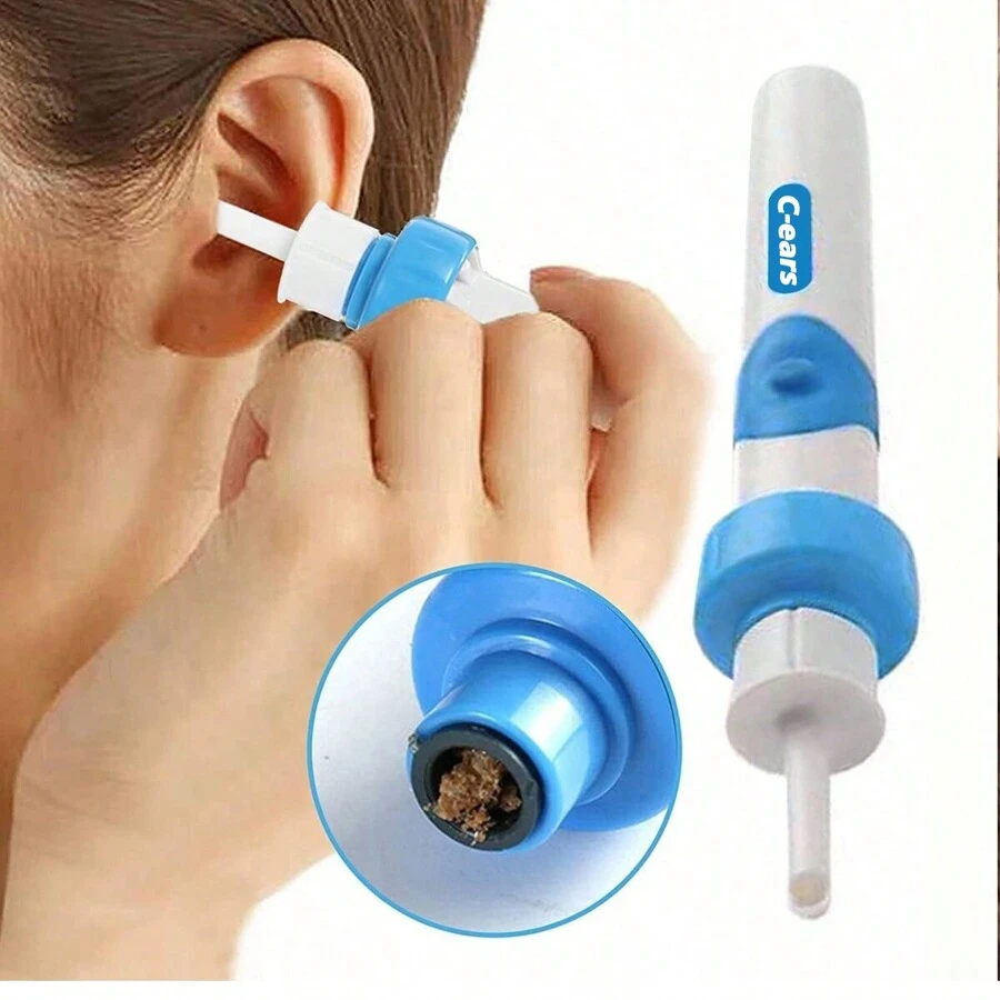 HB Battery Powered Ear Cleaner, Earwax Removal Tool With Soft Tip, Portable Ear Wax Suction Device, Ear Care Accessory