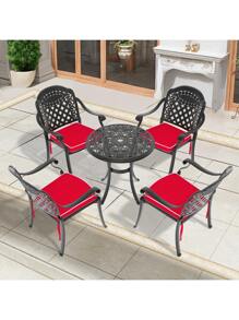 (C-2+Random Color Cushion) 5PC Black