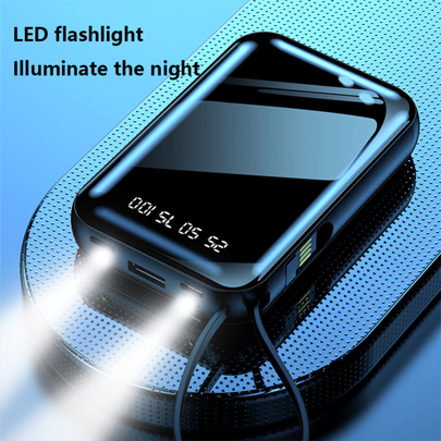 Power Bank 20000mAh Portable Fast Charger Battery Pack 4 USB For Mobile Phone UK