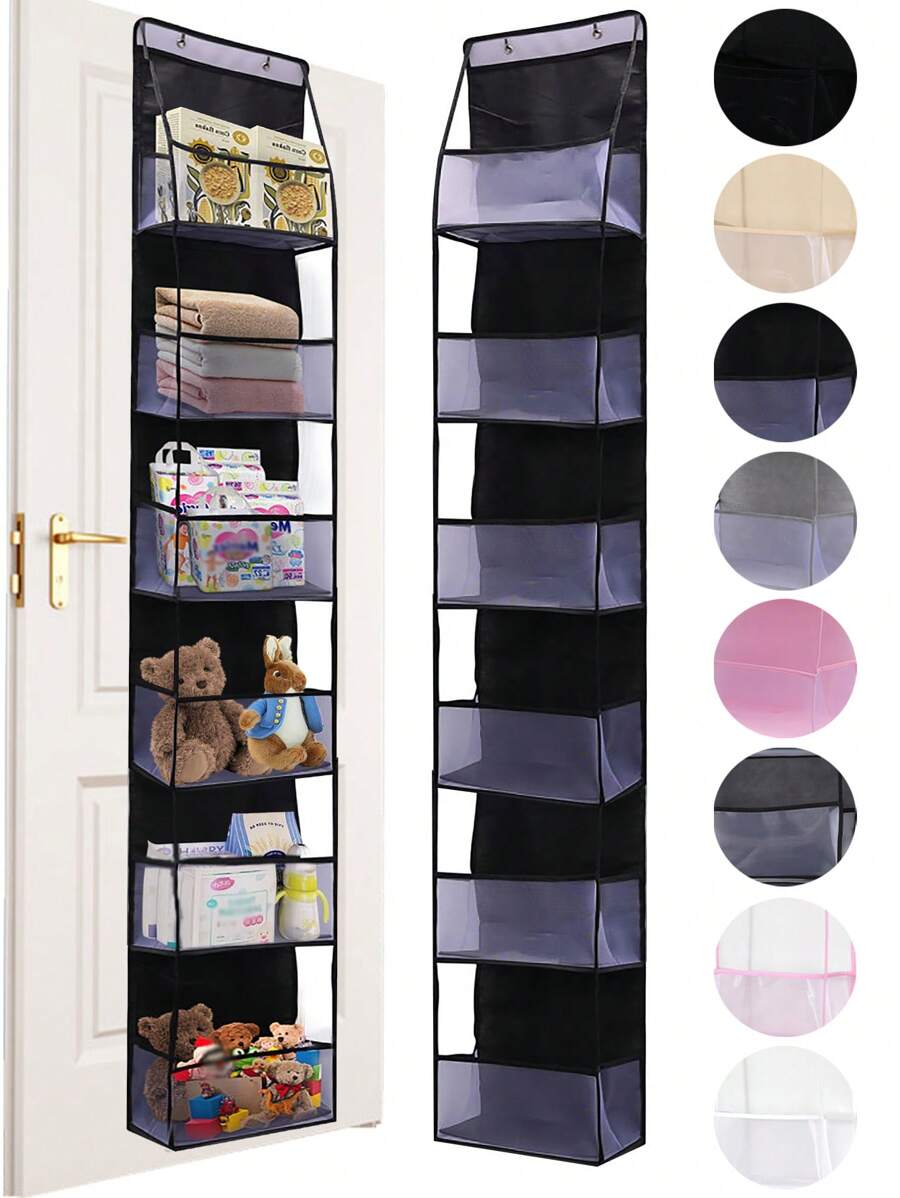 1pc 4 Layer Over The Door Hanging Organizer,Cosmetics Wall Hanging Storage Organizer,Large Capacity Mesh Holder With Clear Pockets Hanging Storage Bag,For Kitchen Nursery Bathroom Closet,Bedroom,Dorm,Baby Diapers,Kids Toys.(4 Layer Multicolor)Bedroom,Organizer,Organiser,Home Storage,White T Shirt Women,Black Pants Women,Ladies Winter Clothes,Dress,Winter Clothes For Ladies,Elegant Woman Dresses,White Shirt For Ladies,Long Sleeve,White Jumpsuit For Women,Spring Dresses For Women,Spring Outfits For Women,Spring,Spring Clothes,Minimalist,Summer Tops