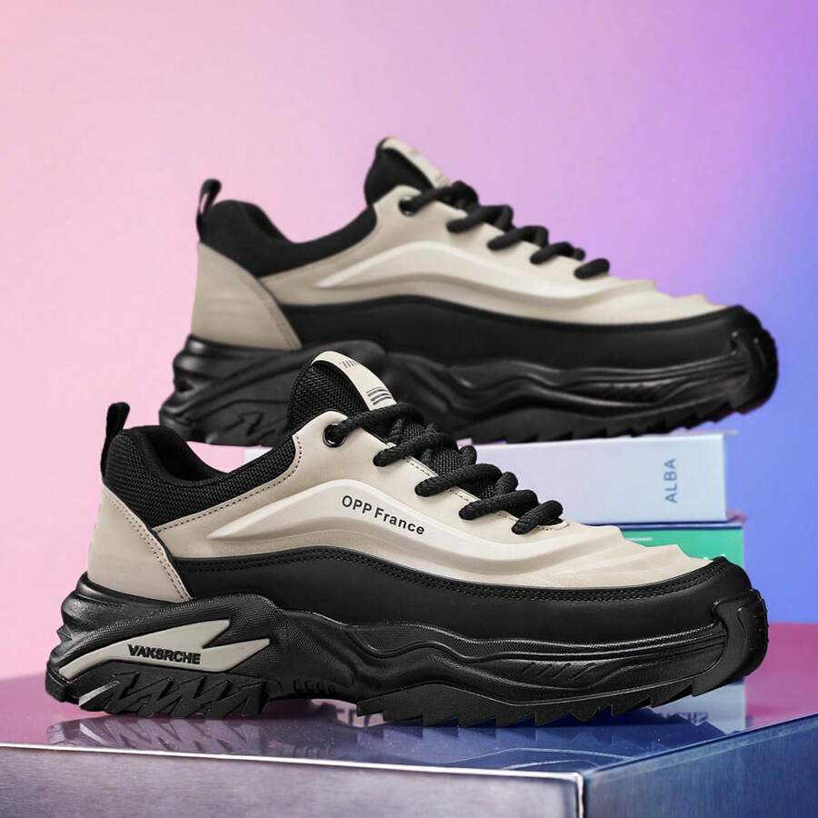 GNVA Men's Versatile Casual Platform Sneakers, Comfortable