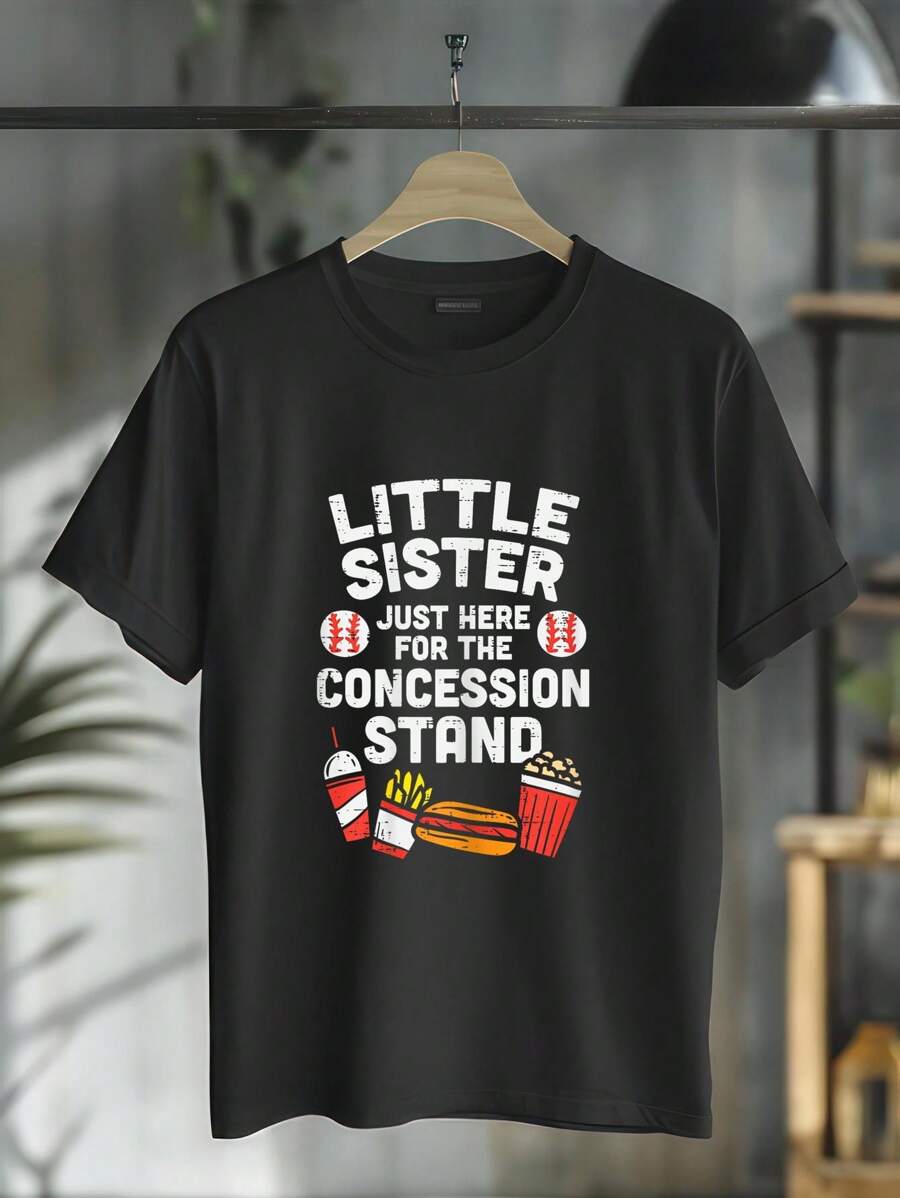 Little Sister Concession Stand Family Matching Kids Girls T-Shirt