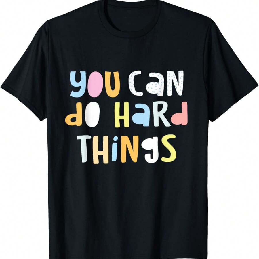 Test Day Teacher Shirt You Can Do Hard Things Women Kids T-Shirt