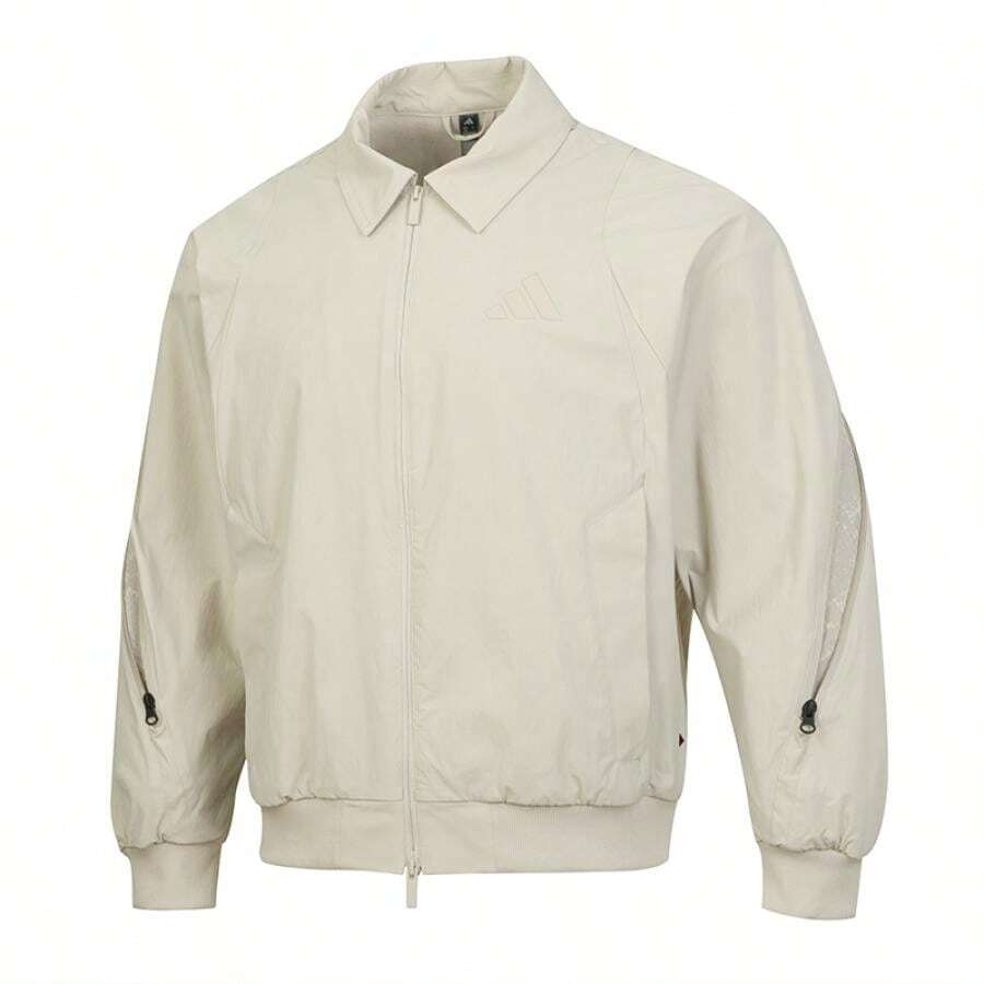 Adidas CM WV JKT Men's Outdoor Windbreaker Jacket, Casual Sportswear For Daily Wear, Fashionable Style JZ4194