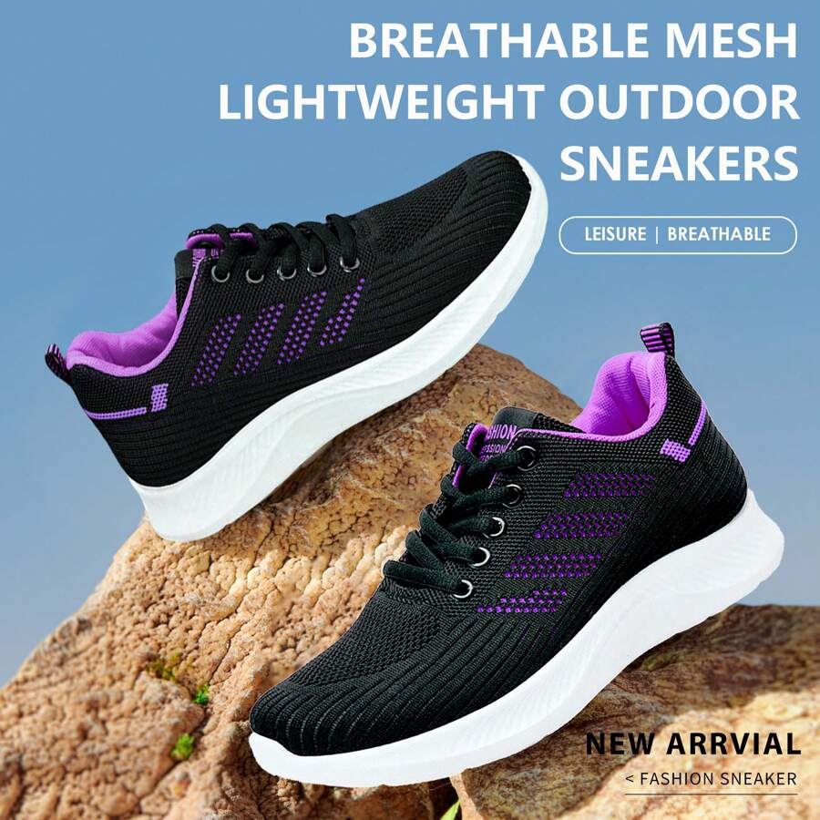 Chaussures de marche pour femmes, chaussures de gym, tennis, Baskets - chaussures de sport glissantes pour le travail, chaussures de course athlétiques confortables et respirantes, Baskets décontracté à grande largeur