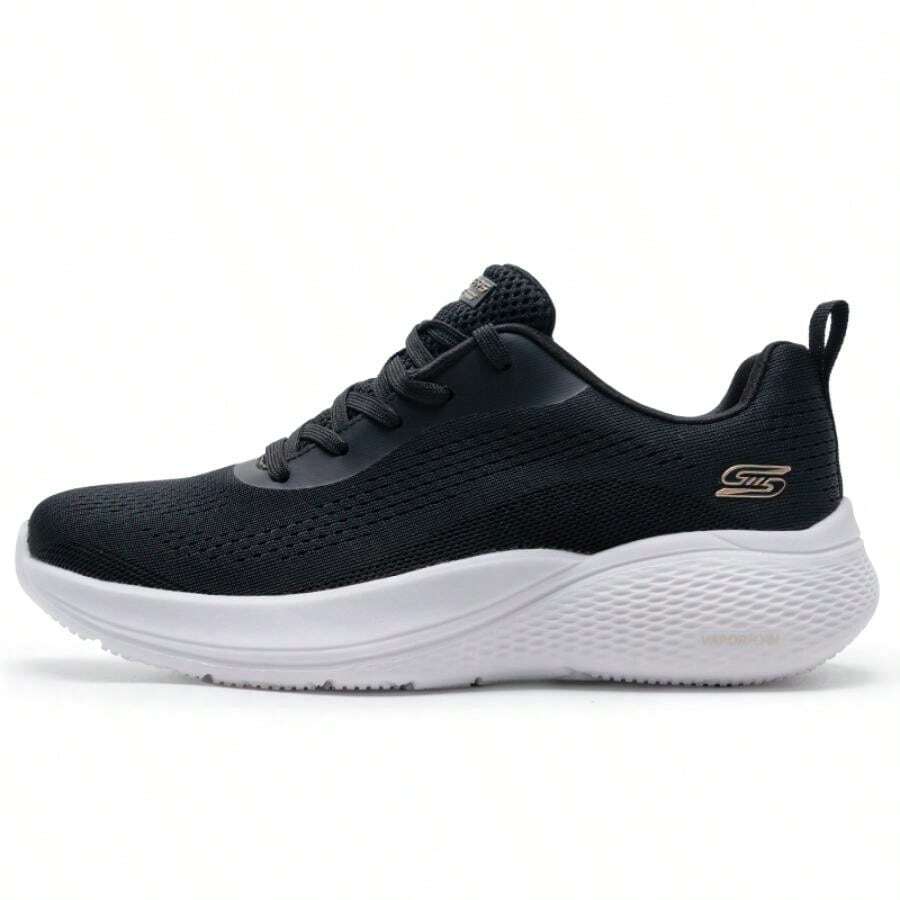 Skechers Women's Lightweight Casual Sneakers, Fashion Low-Top Comfortable Walking Shoes, Style No. 117550-BLK