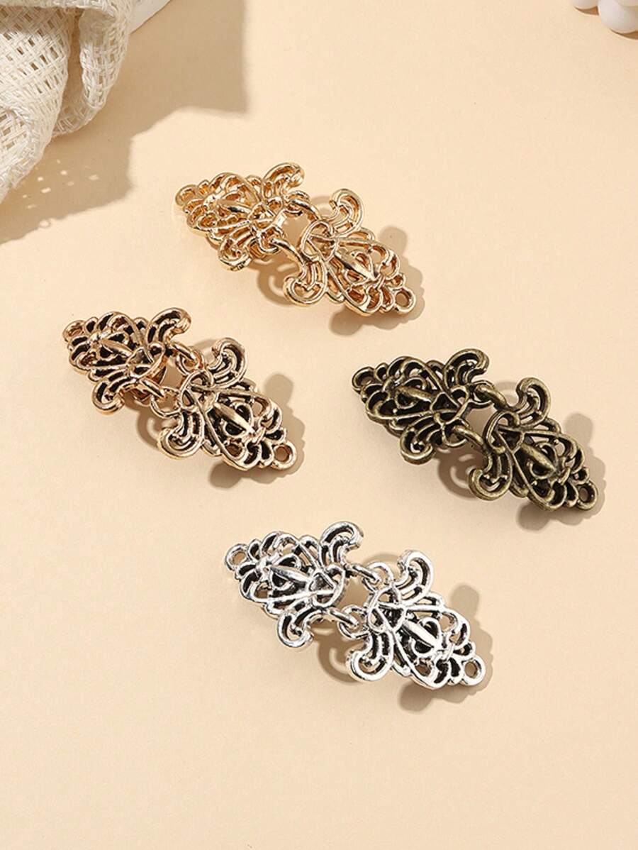1 Stück Vintage Damen elegante Satin Schal Clip, modisches leichtes Luxus Bekleidungszubehör Schals Brosche