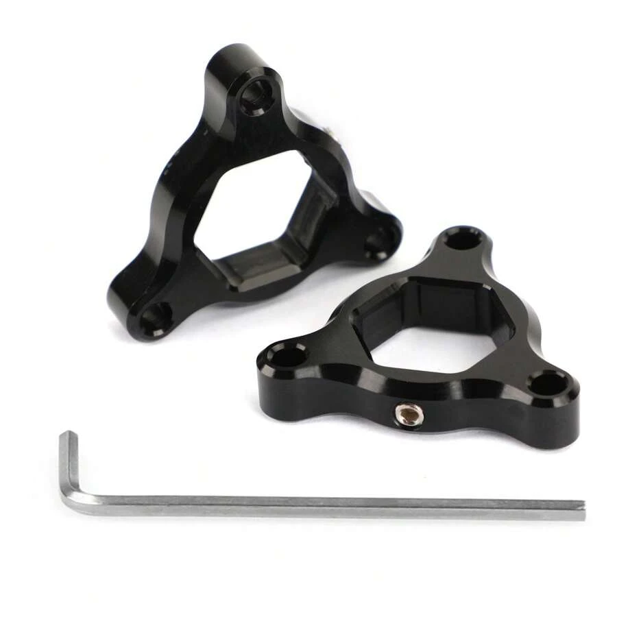 Pré-ajusteurs de fourche noirs 17MM, adaptés à Suzuki GSX1400 GSXR1100 TL1000R TL1000S