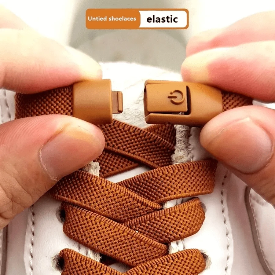 1/4 pares para hombres y mujeres, cordones elásticos de fácil clip sin atar - 1 par, material de poliéster y spandex, cordones sin texto para zapatillas