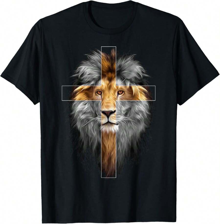 Cute Christian Jesus Lion Of Judah - For Evangelisation T-Shirt