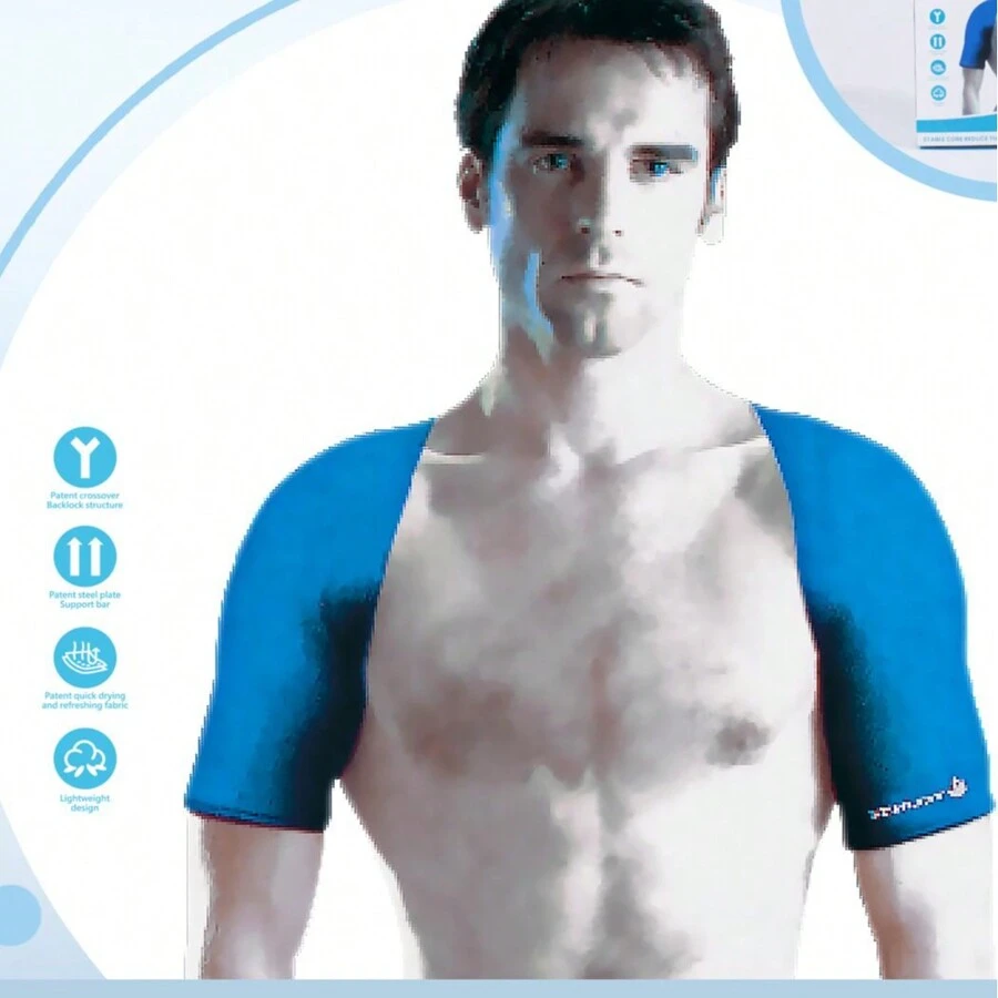 Protezioni per le spalle regolabili sportive da 1 pezzo, spallacci traspiranti, protezioni per le spalle con bilanciere calde e resistenti al freddo