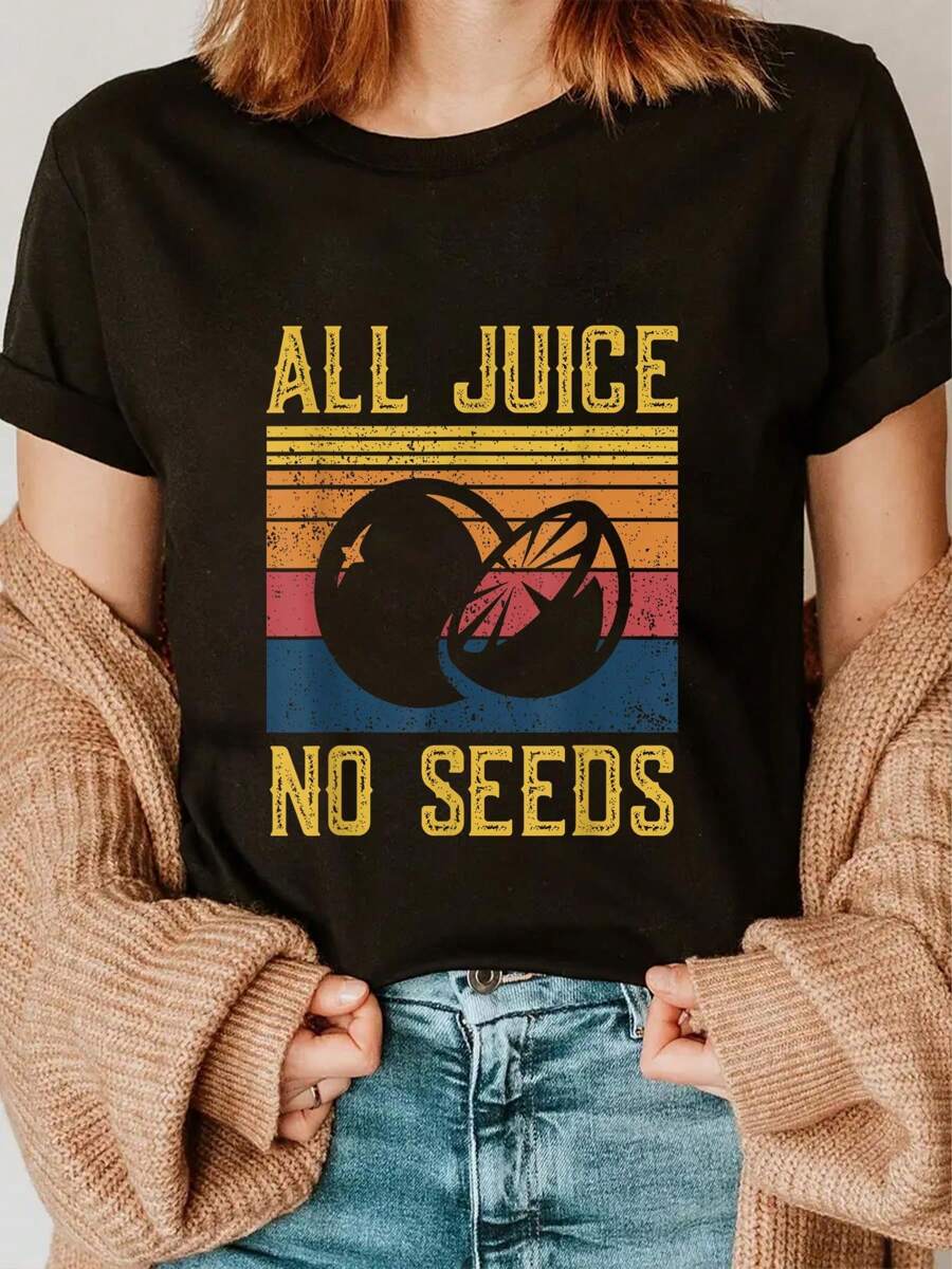 Funny Vasectomy Shirt - All Juice No Seed T-Shirt