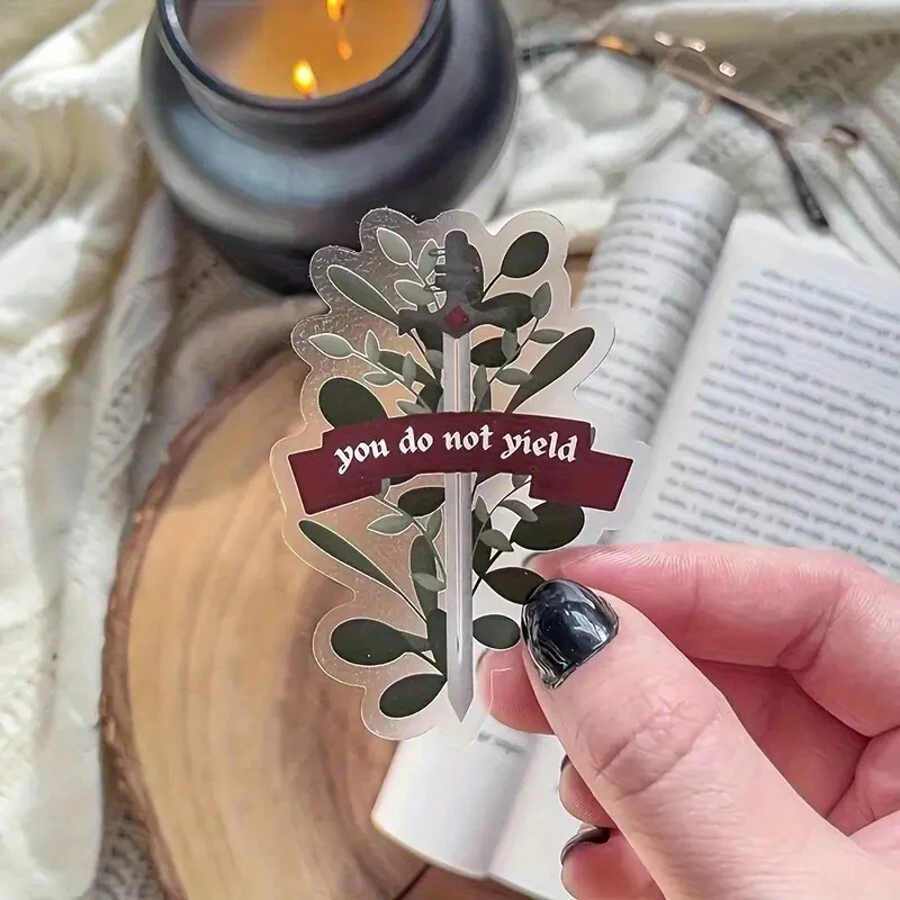 Throne Of Glass Aelin Fireheart Waterproof Sticker - Paper Decal For Laptops, Water Bottles, And Car Exterior Accessories,School Supplies,Back To School
