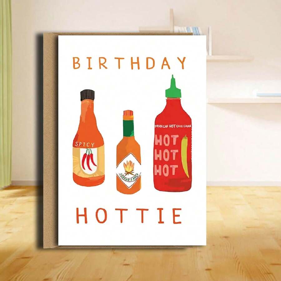 1pc Funny Birthday Greeting Card, Holiday Card, Greeting Card, Amusing Birthday Card To Send To Friends, Cartoon Text Personalized Encouraging Card, Creative Gag Novelty Gift, Blank Folding Card With Envelope, Positive Motivational Card, Playful Birthday Card, Thank You Card, Holiday Greeting Card With Envelope, Small Commercial Card, Premium Birthday Gift, Invitation Card