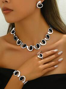 Silver+Black