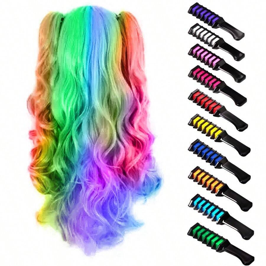 Multicolor Disposable Hair Color Comb, Elegant Luxury & Refined Disposable Use Hair Dyeing Comb,Women Valentine Gift Birthday Boyfriend Girlfriend