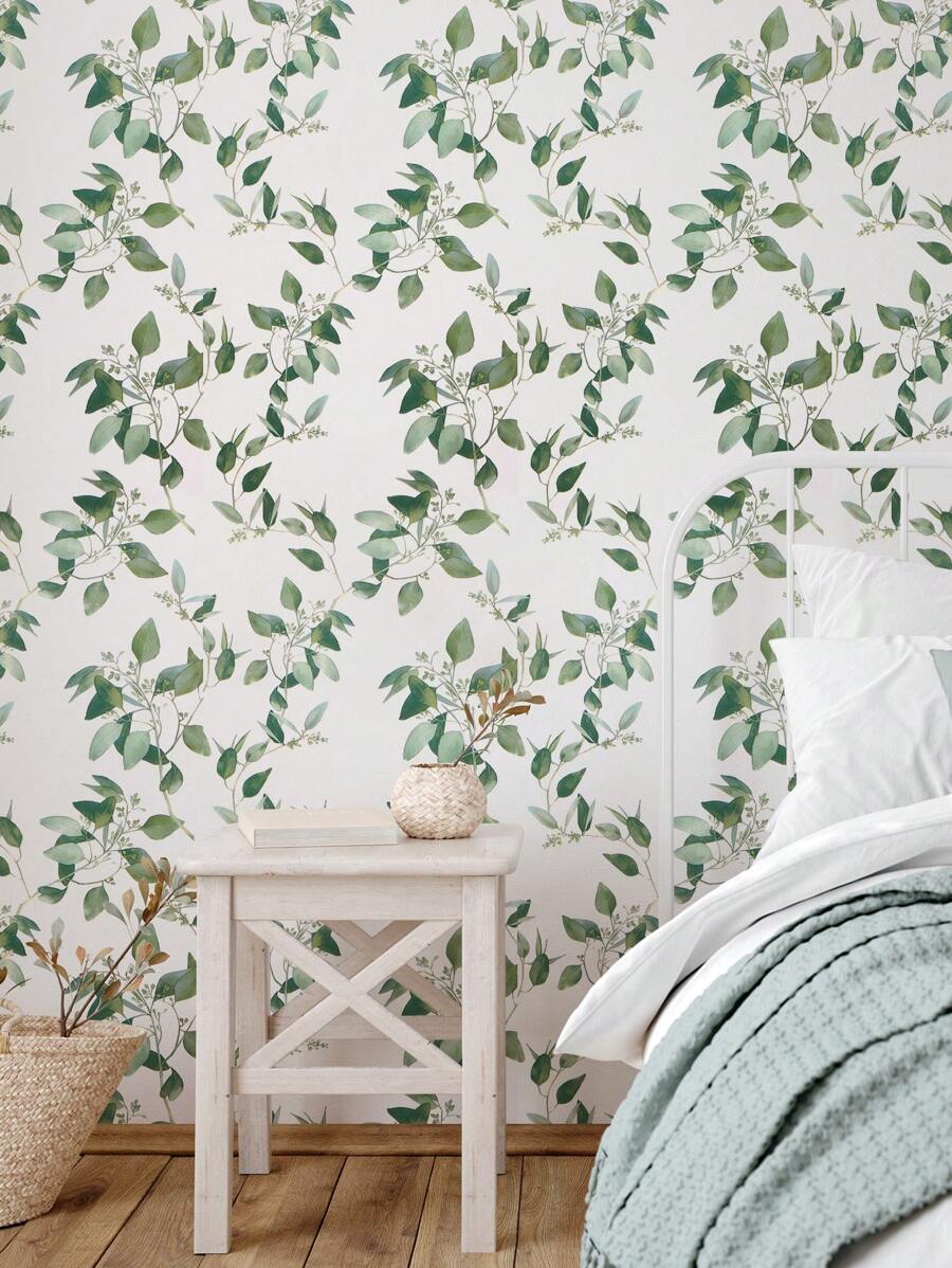 1 rol/45CM * 100CM bladgroene plant moderne minimalistische stijl geschikt voor huisdecoratie, keukenkastjes, tafels en stoelen, kamerachtergronden, huisrenovatie, doe-het-zelf, waterdicht, anti-aangroei, gemakkelijk schoon te maken, zelfklevend, zelfklevend en plakbaar behang, muurstickers, behang muurstickers kamerdecoratie muurdecoratie badkamerdecoratie slaapkamerdecoratie kamerdecoratie spullen woonkamerdecoratie huisdecoratie woondecoratie woonkamer behang