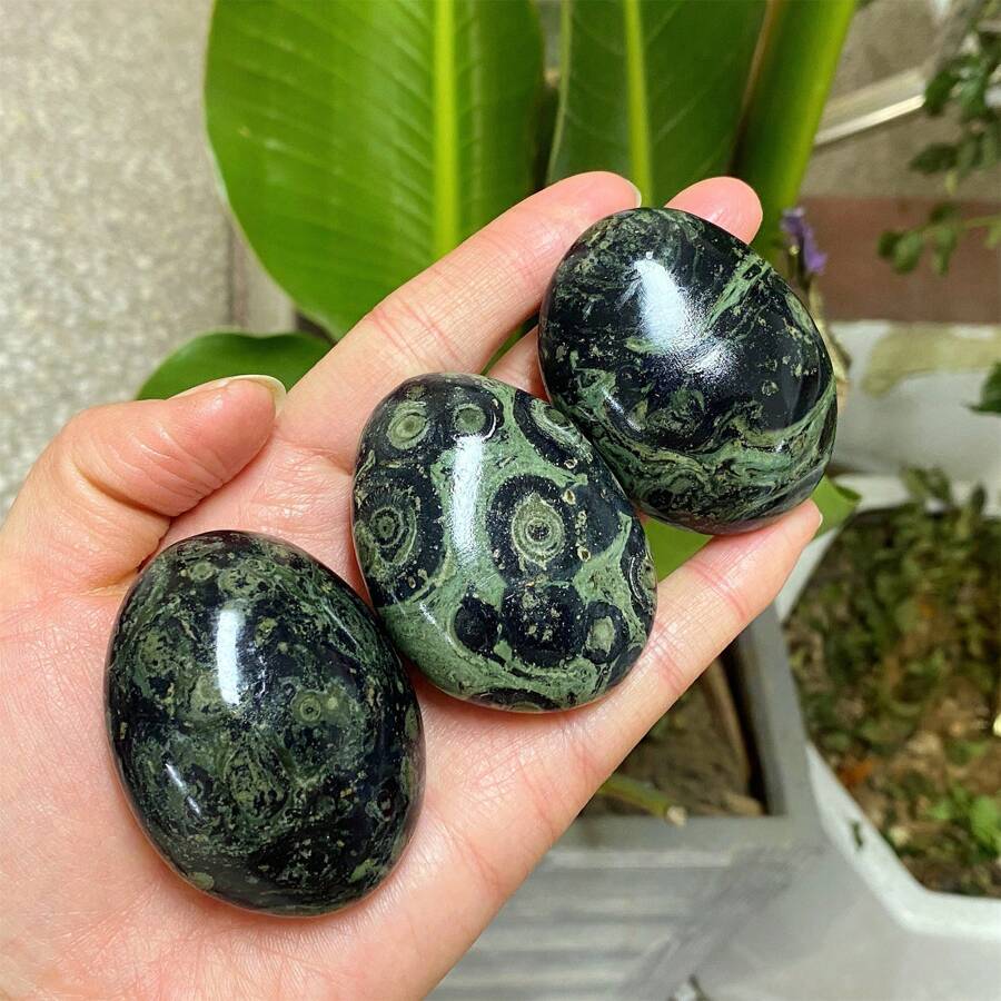 1pc Natural Pietersite Palm Stone, Specimen Touchstone, Natural Raw Pietersite For Handling, Home Decor, Party Decor, Aquarium Decor, Home Craft, 5-6cm/Each Natural Stone Is Unique, Reference Photo Only, Please Do Not Purchase If Bothered