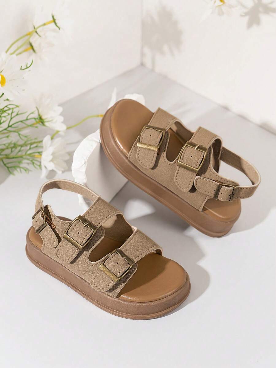 Sandalias para niños 2025, tipo plataforma, suela blanda, cómodas, de estilo deportivo y escolar, resistentes al desgaste, con amortiguación, de estilo casual, para niños y niñas
