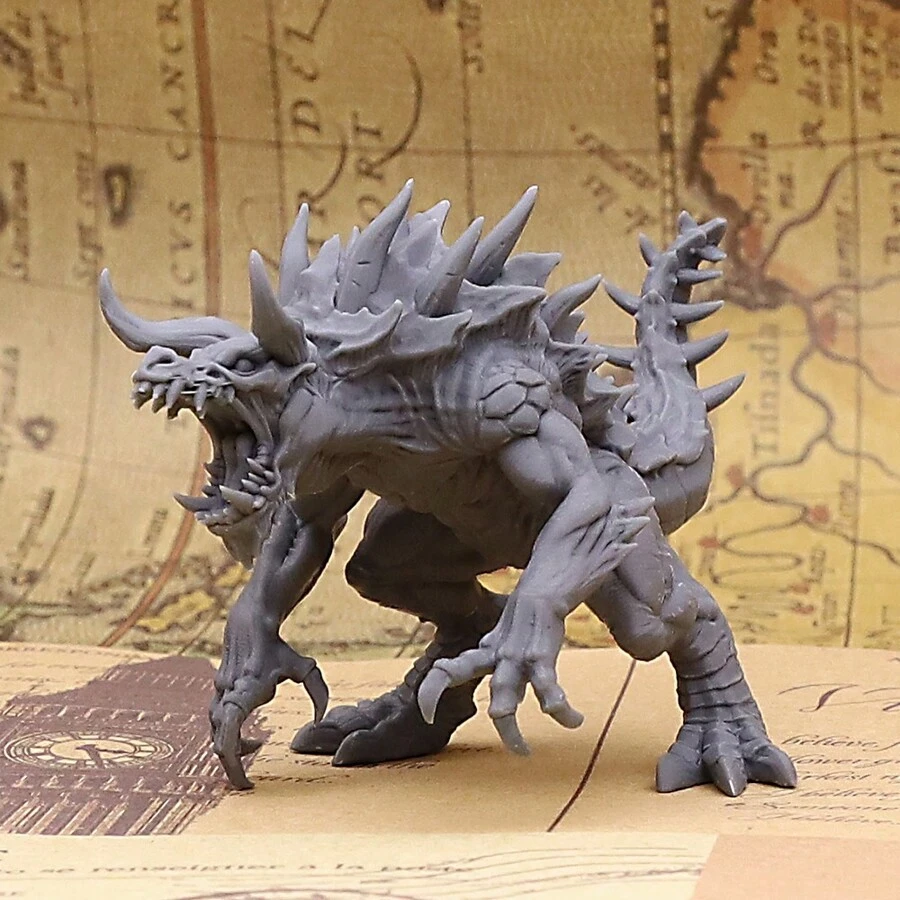 Unleash The Epic Monster Tarrasque - High-Definition 3D Printed Fantasy Miniature - Immersive Tabletop Gaming Experience For Role Playing And Board Game Adventures