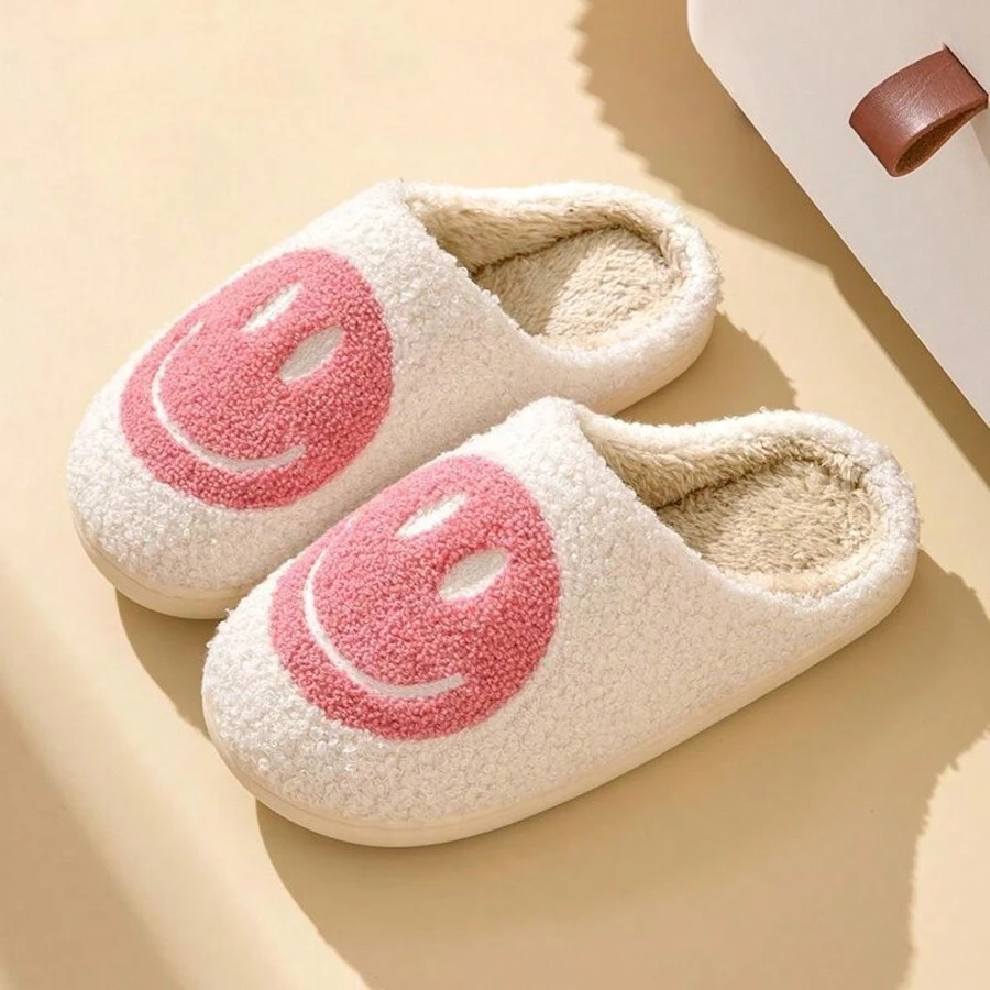 Women's Christmas Tree Embroidery Indoor Slippers, Thick Plush Warm House Slippers For Winter